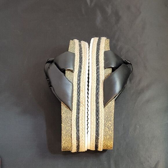 BRAND NEW QUPID CANCUN WOMEN'S PLASFORM SLIDE SANDALS - Picture 10 of 16